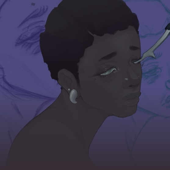 Drawing of a black woman